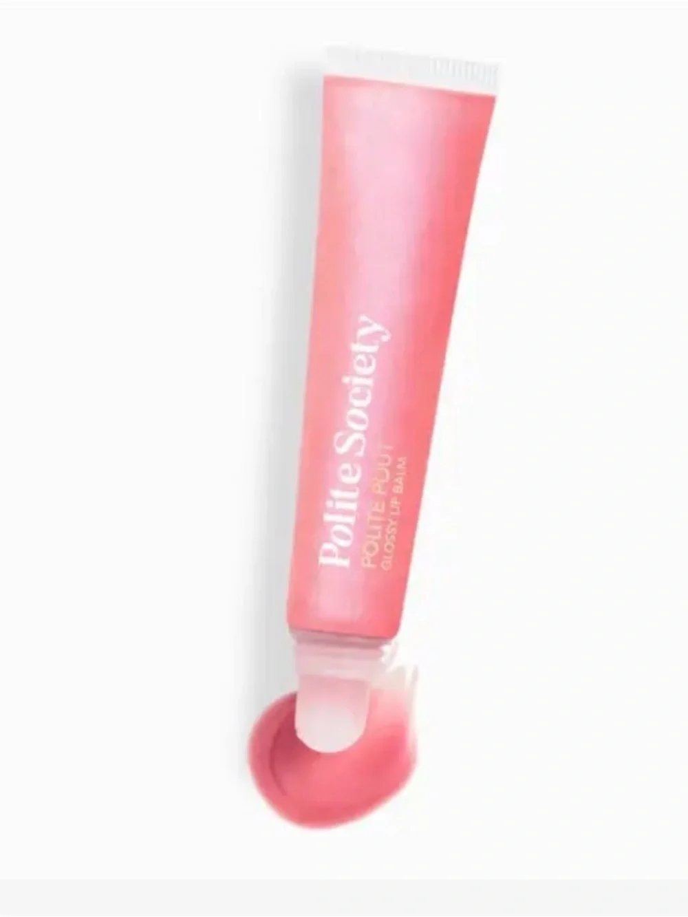 Pink Glossy Lip Balm - Peach Bellini